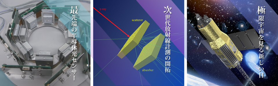 最先端の半導体光センサー / 次世代放射線計測の開拓 / 極限宇宙を見る新しい目